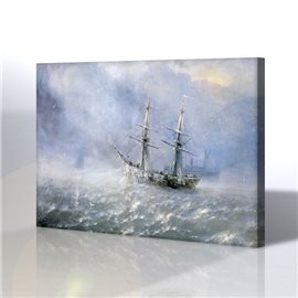 Manzara - Ivan Konstantinovich Aivazovsky Kanvas Tablo