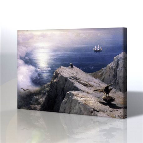 Manzara - Ivan Konstantinovich Aivazovsky Kanvas Tablo