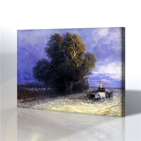 Klasik Manzara - Ivan Konstantinovich Aivazovsky Kanvas Tablo