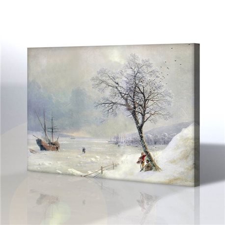 Klasik Manzara - Ivan Konstantinovich Aivazovsky Kanvas Tablo