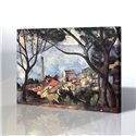 Klasik Manzara - Paul Cézanne Kanvas Tablo