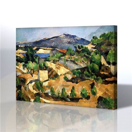 Klasik Manzara - Paul Cézanne Kanvas Tablo