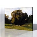 Klasik Manzara - Edward Lear Kanvas Tablo
