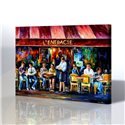 Paris Kafe Kanvas Tablo