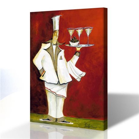 Aşçı Kanvas Tablo