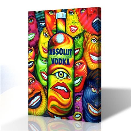 Absolut Votka Kanvas Tablo