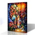 Natürmort - Leonid Afremov Kanvas Tablo