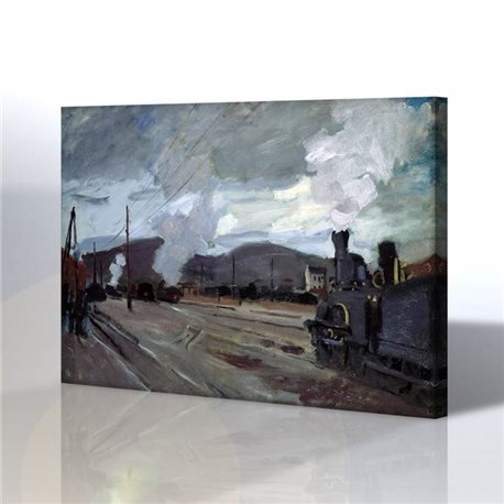 Manzara - Claude Monet Kanvas Tablo