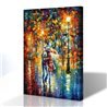 Sokak Manzarası - Leonid Afremov Kanvas Tablo
