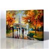 Sokak Manzarası - Leonid Afremov Kanvas Tablo