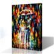 Sokak Manzarası - Leonid Afremov Kanvas Tablo