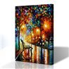Sokak Manzarası - Leonid Afremov Kanvas Tablo