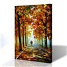 Sokak Manzarası - Leonid Afremov Kanvas Tablo
