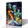 Sokak Manzarası - Leonid Afremov Kanvas Tablo