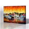 Sokak Manzarası - Leonid Afremov Kanvas Tablo