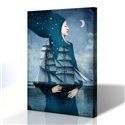 Illüstrasyon - Sol Halabi Kanvas Tablo