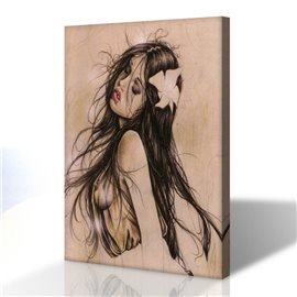 Dekoratif - Victoria Frances Kanvas Tablo