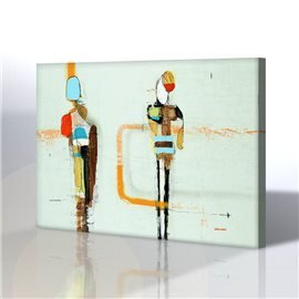 Soyut Desen Kanvas Tablo