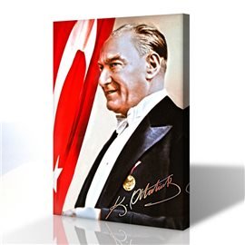 Atatürk Kanvas Tablo