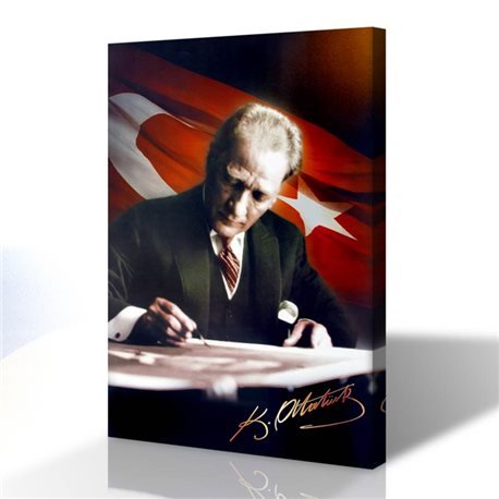 Atatürk Kanvas Tablo