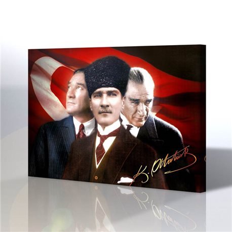 Atatürk Kanvas Tablo