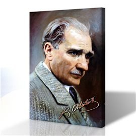 Atatürk Kanvas Tablo