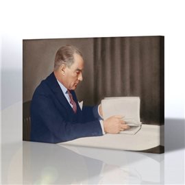 Atatürk Kanvas Tablo