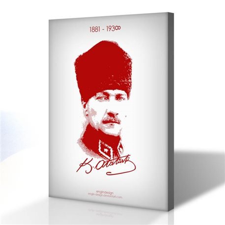 Atatürk Kanvas Tablo