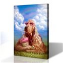 Köpek Kanvas Tablo
