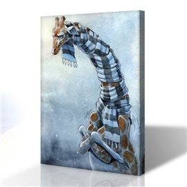 Hasta Zürafa Kanvas Tablo