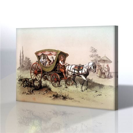 Gravür Kanvas Tablo