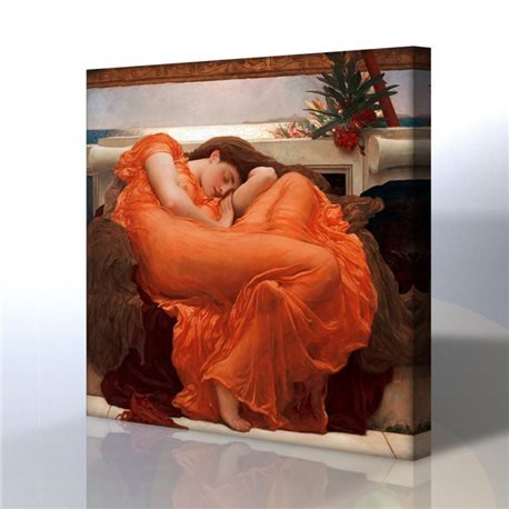 Yanan Haziran - Lord Frederic Leighton Kanvas Tablo