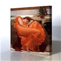 Yanan Haziran - Lord Frederic Leighton Kanvas Tablo