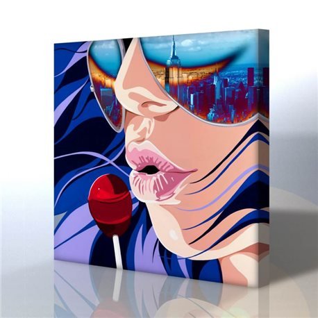 Pop Art Ve Illüstrasyon Kanvas Tablo