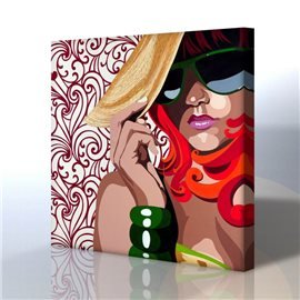 Pop Art Ve Illüstrasyon Kanvas Tablo