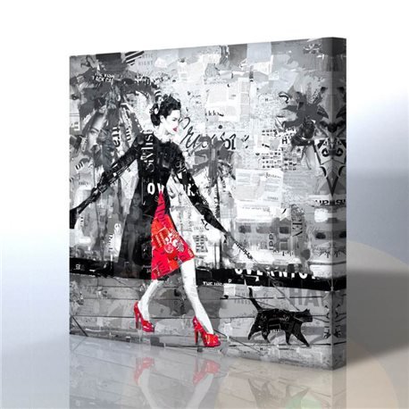 Pop Art Ve Illüstrasyon Kanvas Tablo