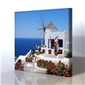 Santonini Adası / Yunanistan Kanvas Tablo