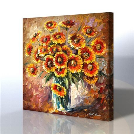 Natürmort - Leonid Afremov Kanvas Tablo