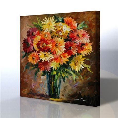 Natürmort - Leonid Afremov Kanvas Tablo