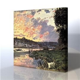 Manzara - Claude Monet Kanvas Tablo