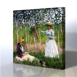 Manzara - Claude Monet Kanvas Tablo