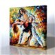 Dansçılar - Leonid Afremov Kanvas Tablo