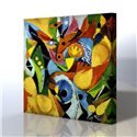 Dekoratif Desen - Ernst Wilhelm Nay Kanvas Tablo