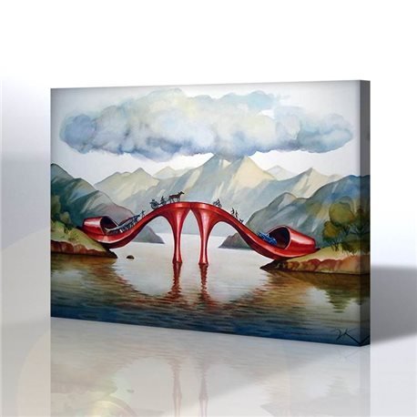 Sürreal - Vladimir Kush Kanvas Tablo