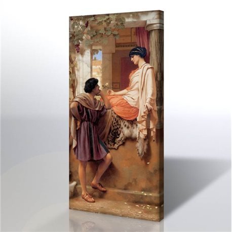 Sevgililer - John William Godward Kanvas Tablo