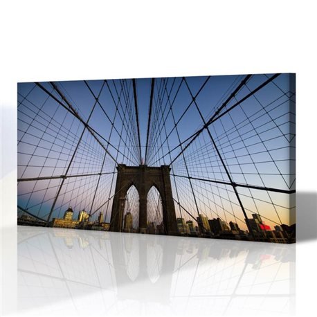 Brooklyn Köprüsü / Manhattan Kanvas Tablo