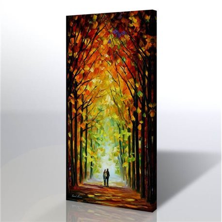 Sonbahar Manzarası - Leonid Afremov Kanvas Tablo