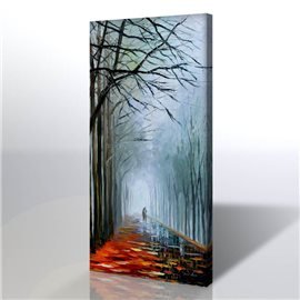Sonbahar Manzarası - Leonid Afremov Kanvas Tablo