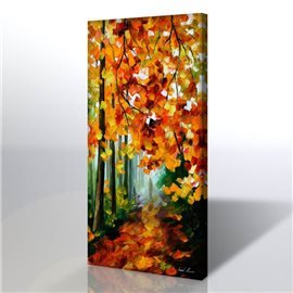 Sonbahar Manzarası - Leonid Afremov Kanvas Tablo