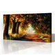 Sonbahar Manzarası - Leonid Afremov Kanvas Tablo